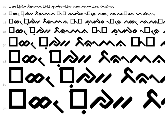OgieCappo Campotype font waterfall